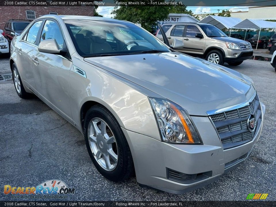 2008 Cadillac CTS Sedan Gold Mist / Light Titanium/Ebony Photo #1