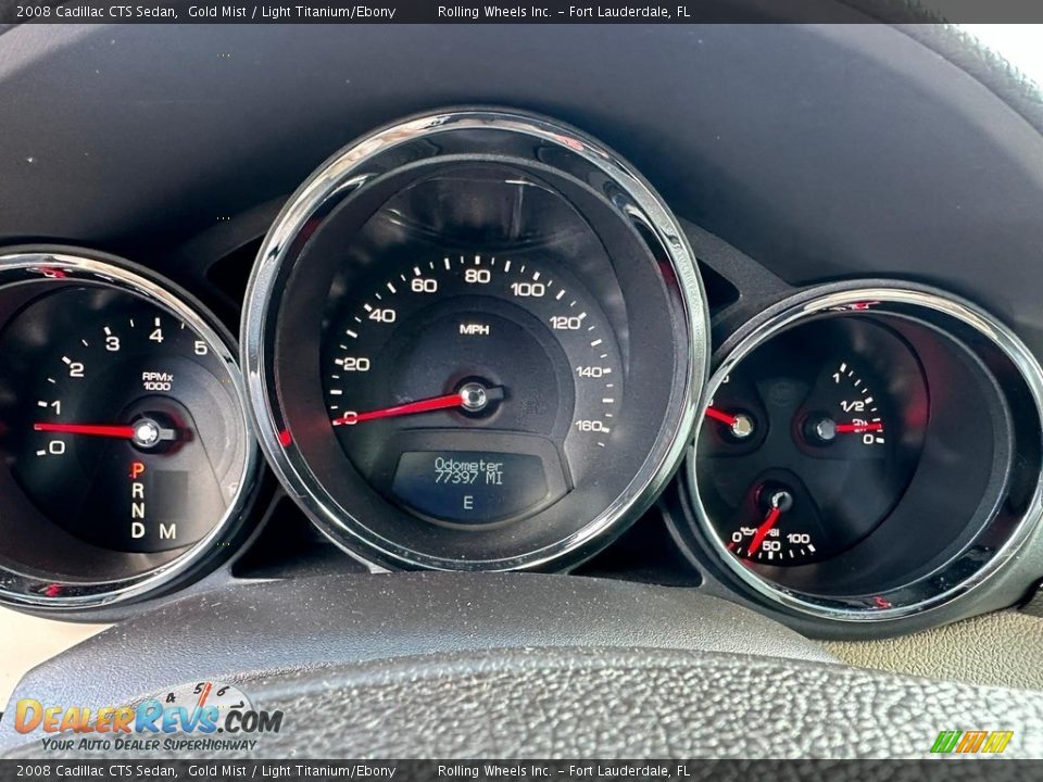 2008 Cadillac CTS Sedan Gold Mist / Light Titanium/Ebony Photo #7