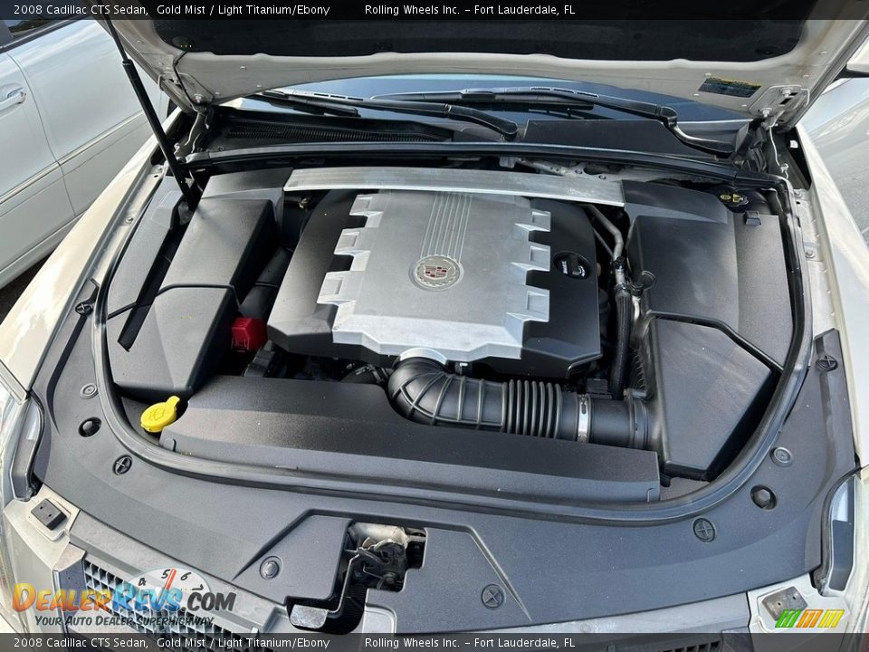 2008 Cadillac CTS Sedan Gold Mist / Light Titanium/Ebony Photo #14