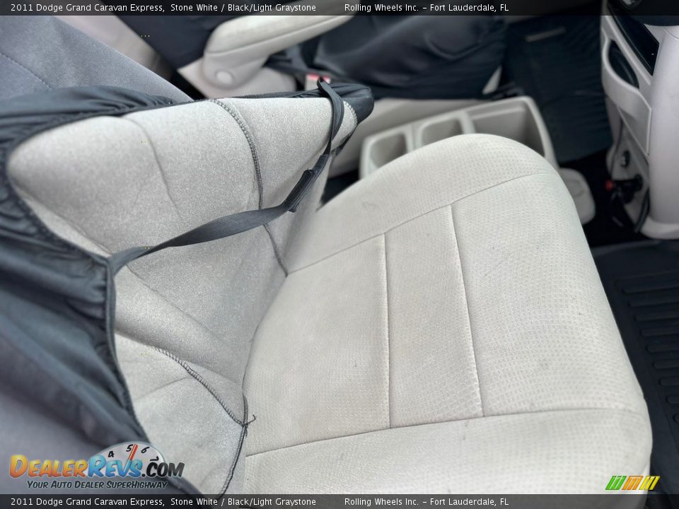 2011 Dodge Grand Caravan Express Stone White / Black/Light Graystone Photo #2