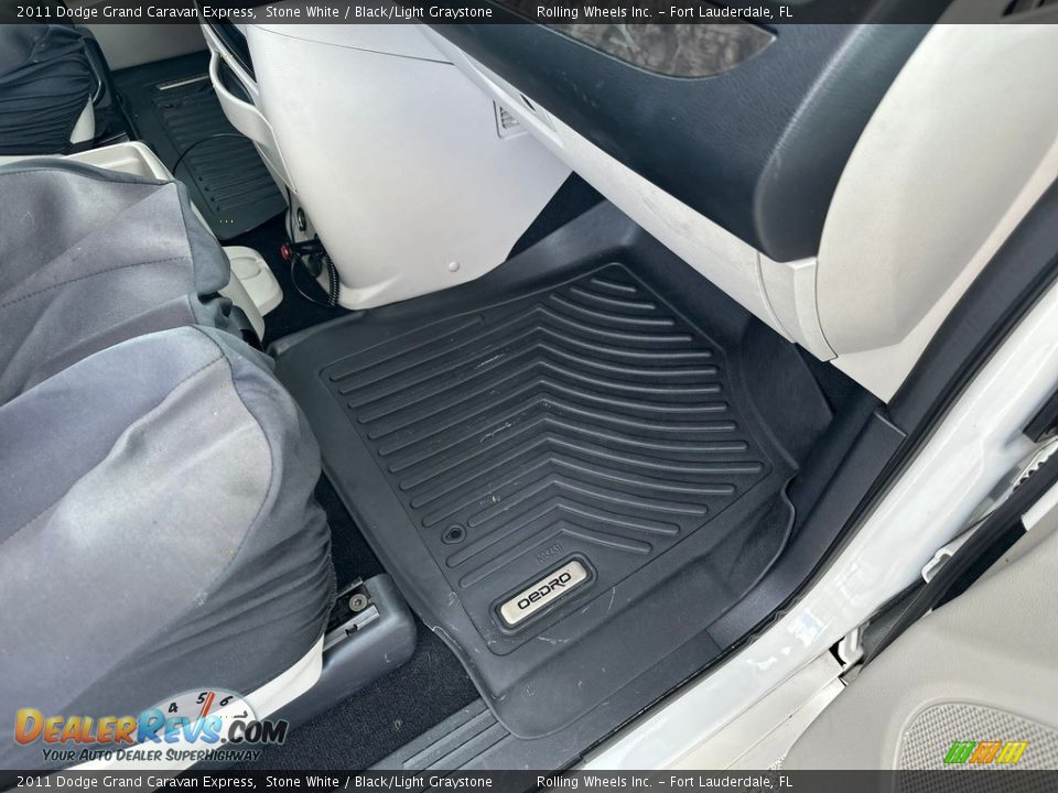2011 Dodge Grand Caravan Express Stone White / Black/Light Graystone Photo #3