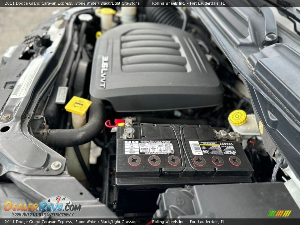 2011 Dodge Grand Caravan Express Stone White / Black/Light Graystone Photo #4