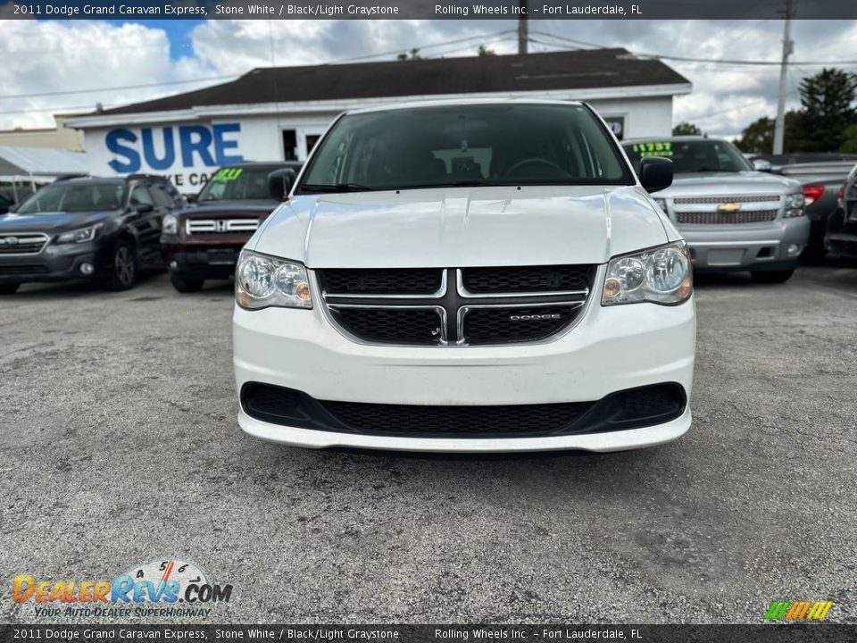 2011 Dodge Grand Caravan Express Stone White / Black/Light Graystone Photo #6