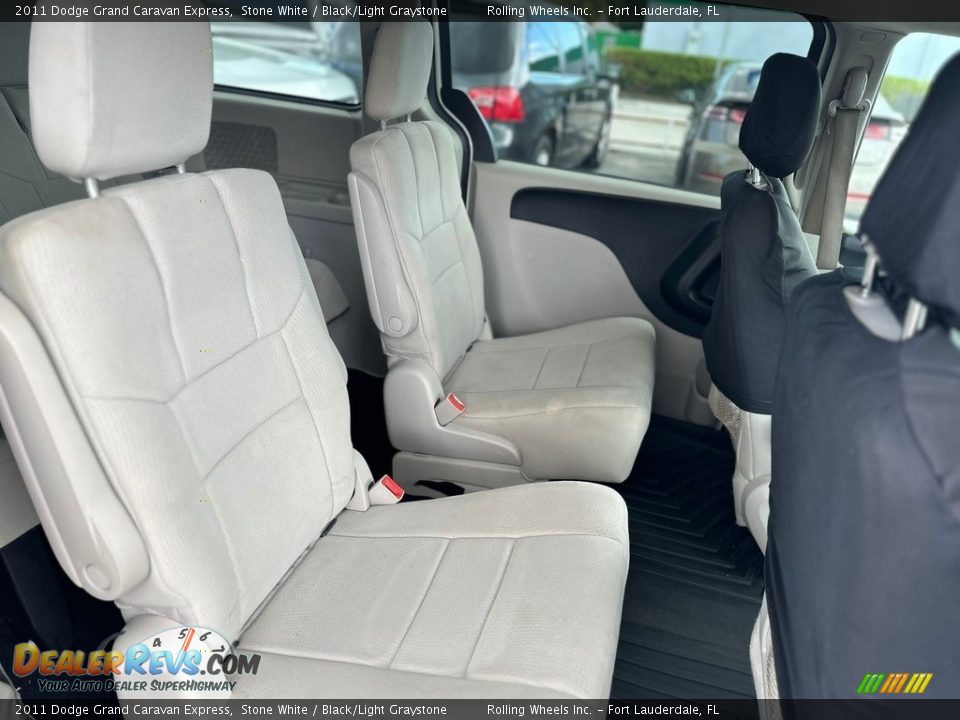 2011 Dodge Grand Caravan Express Stone White / Black/Light Graystone Photo #8