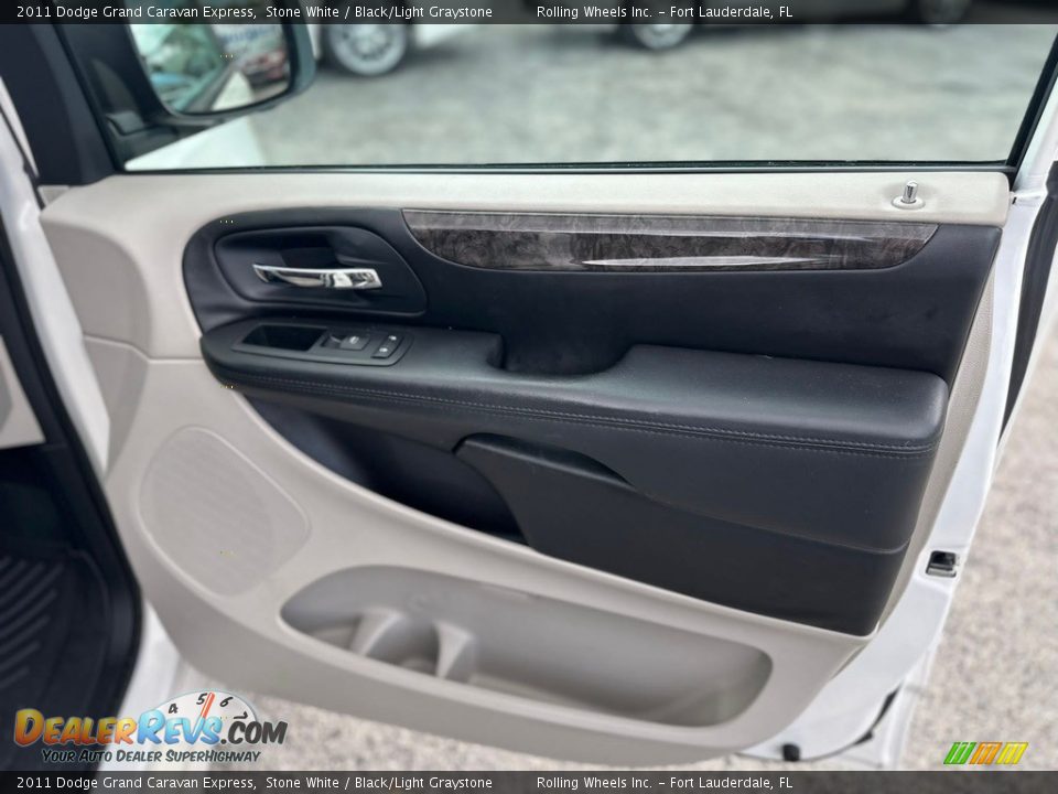 2011 Dodge Grand Caravan Express Stone White / Black/Light Graystone Photo #10