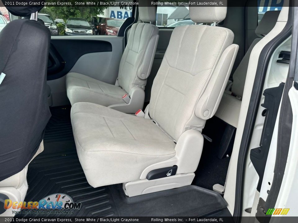 2011 Dodge Grand Caravan Express Stone White / Black/Light Graystone Photo #11