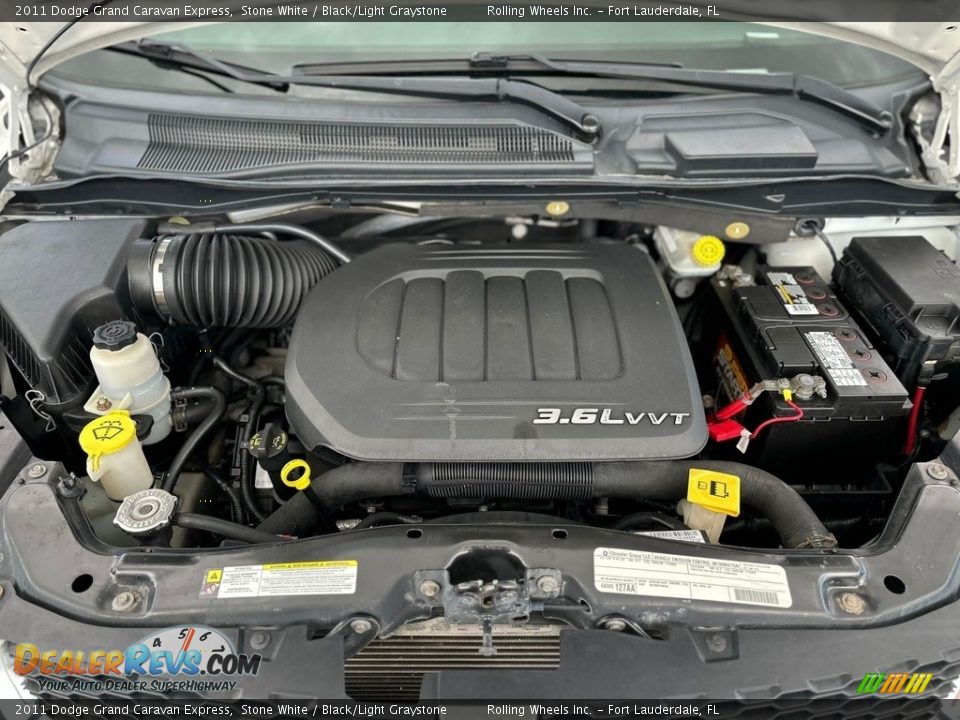 2011 Dodge Grand Caravan Express Stone White / Black/Light Graystone Photo #12