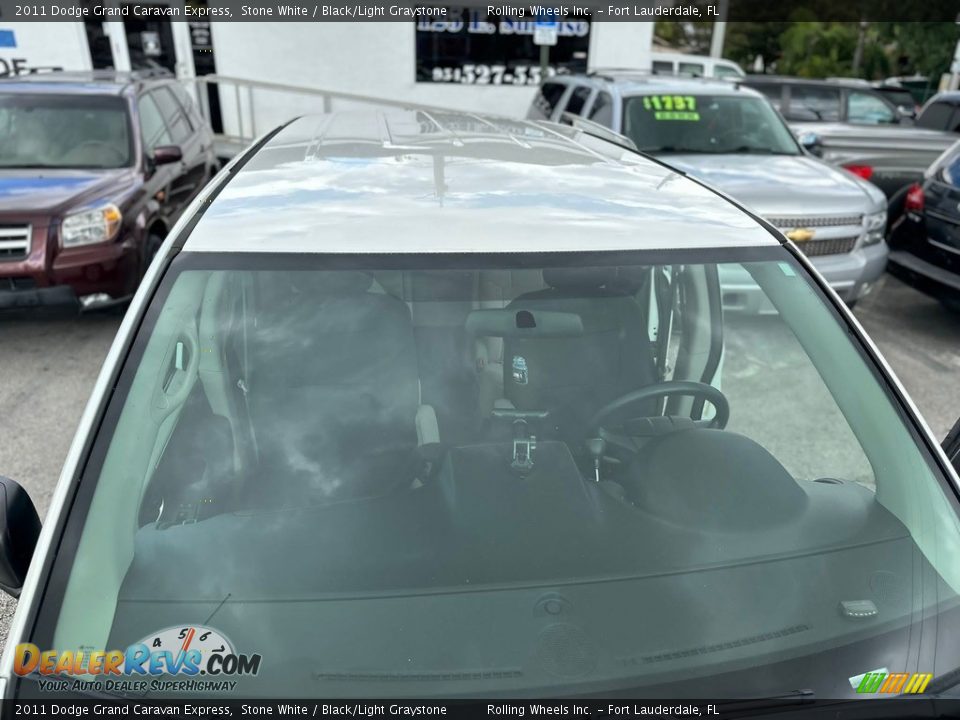 2011 Dodge Grand Caravan Express Stone White / Black/Light Graystone Photo #13