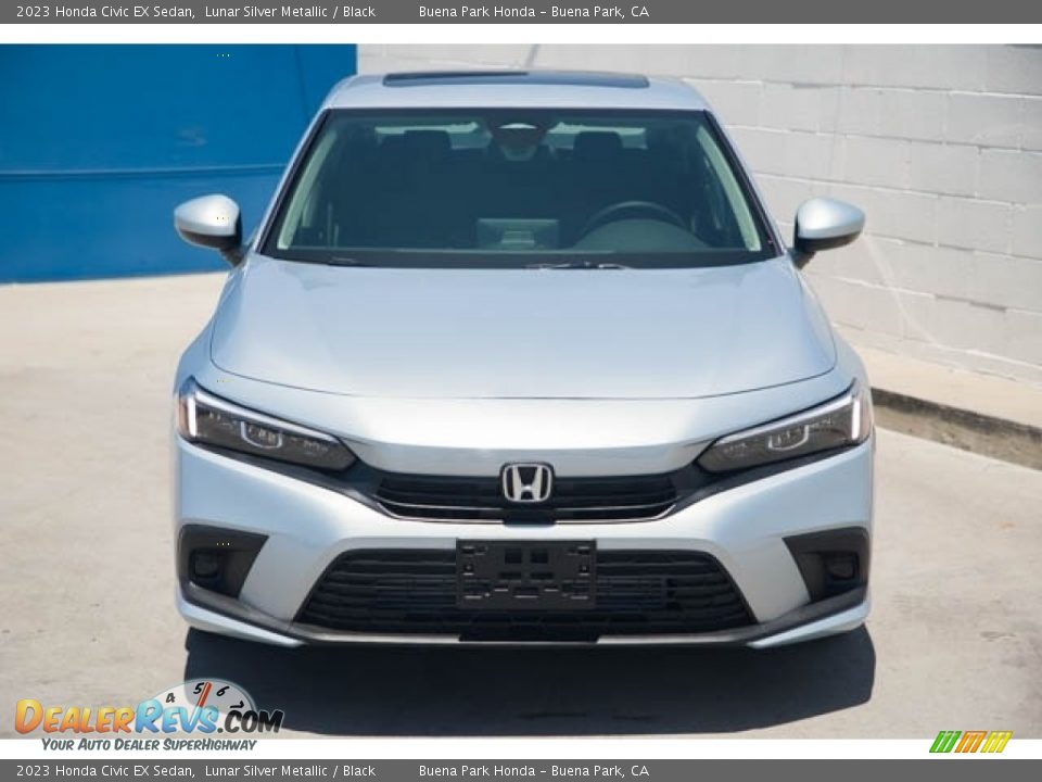 2023 Honda Civic EX Sedan Lunar Silver Metallic / Black Photo #3