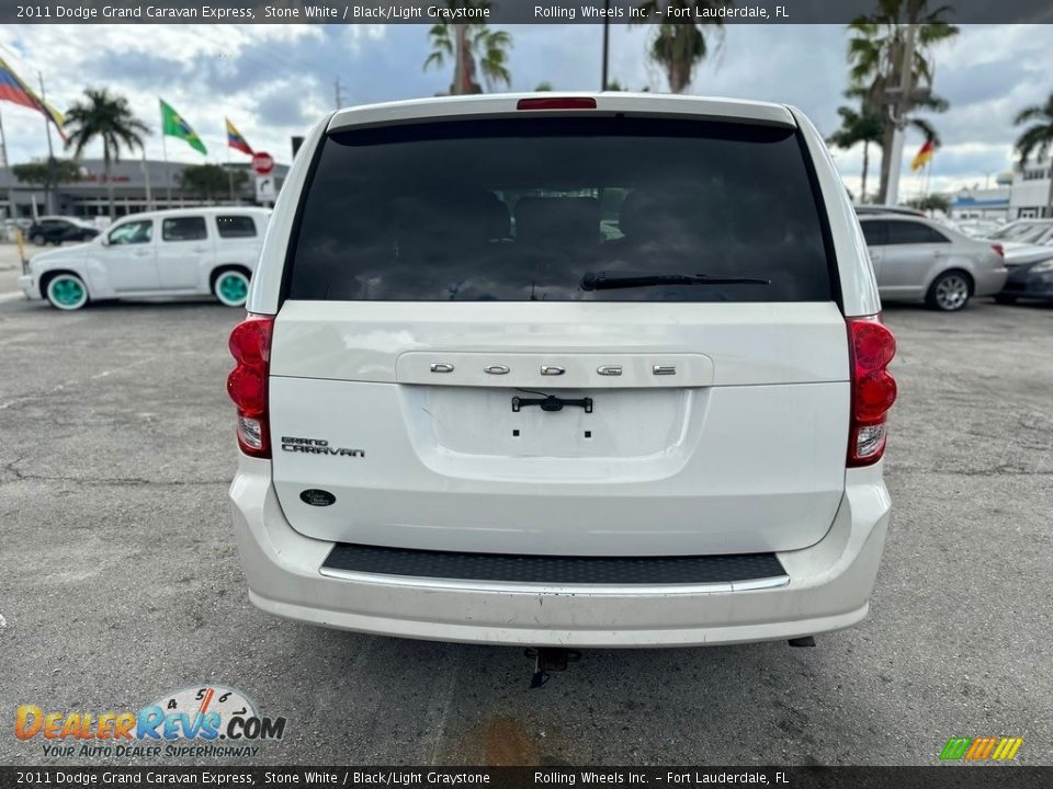 2011 Dodge Grand Caravan Express Stone White / Black/Light Graystone Photo #16