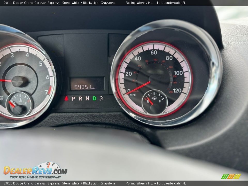 2011 Dodge Grand Caravan Express Stone White / Black/Light Graystone Photo #17