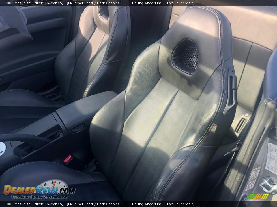 2009 Mitsubishi Eclipse Spyder GS Quicksilver Pearl / Dark Charcoal Photo #9