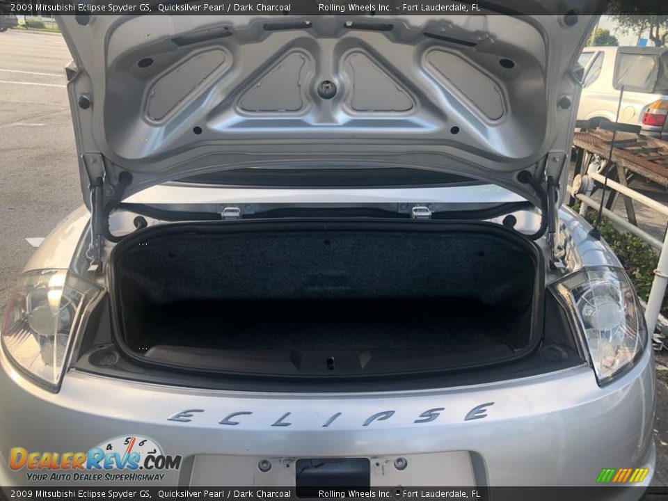2009 Mitsubishi Eclipse Spyder GS Quicksilver Pearl / Dark Charcoal Photo #10