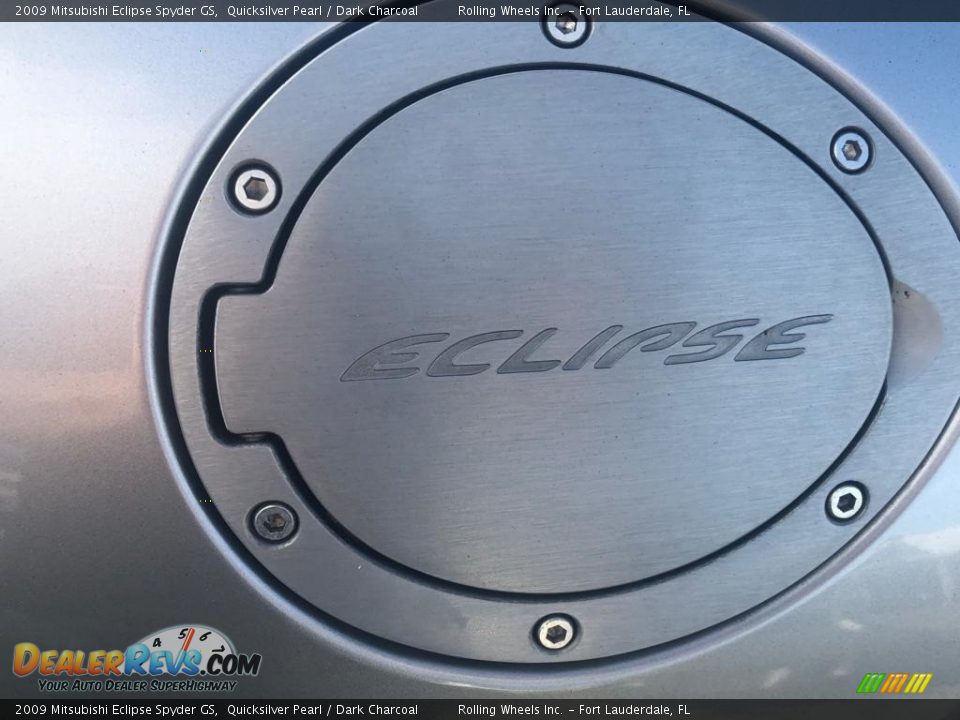 2009 Mitsubishi Eclipse Spyder GS Quicksilver Pearl / Dark Charcoal Photo #12