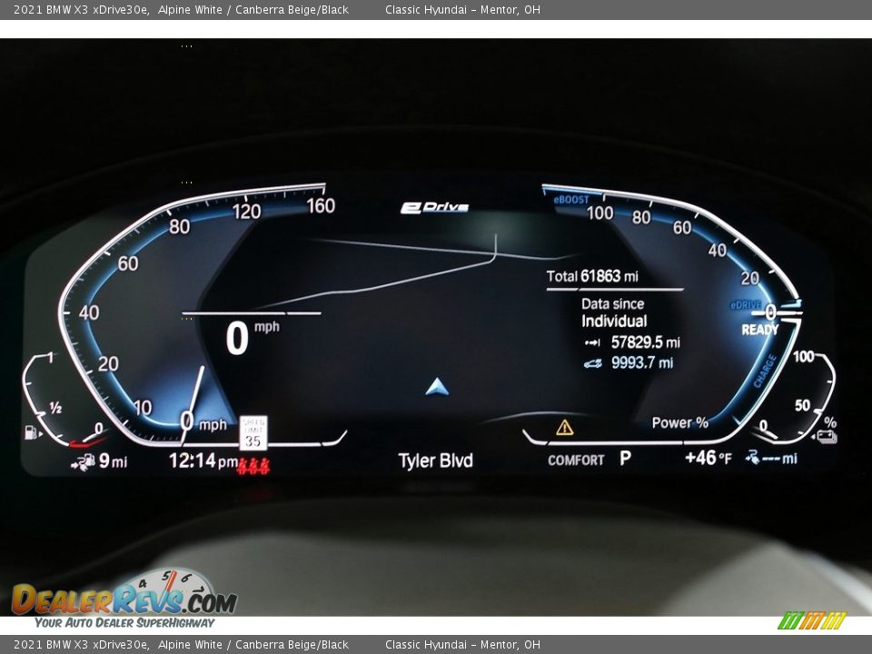 2021 BMW X3 xDrive30e Gauges Photo #9