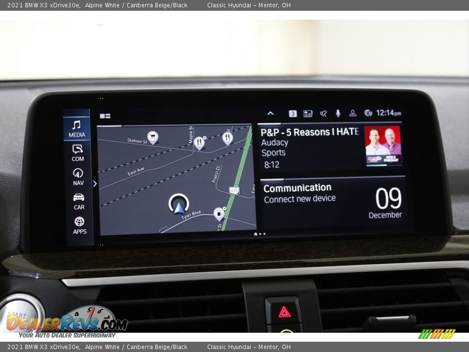 Navigation of 2021 BMW X3 xDrive30e Photo #11