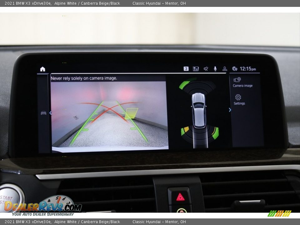 2021 BMW X3 xDrive30e Alpine White / Canberra Beige/Black Photo #15