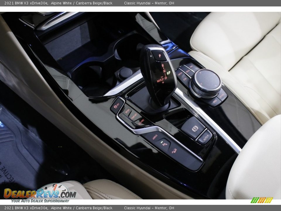 2021 BMW X3 xDrive30e Alpine White / Canberra Beige/Black Photo #18
