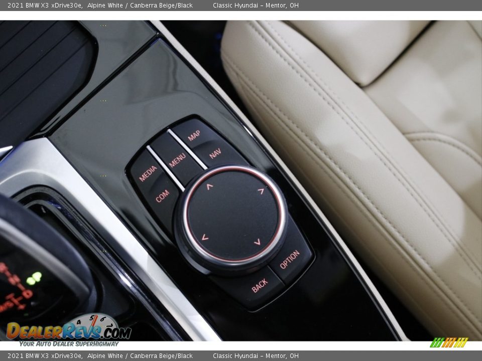 2021 BMW X3 xDrive30e Alpine White / Canberra Beige/Black Photo #19
