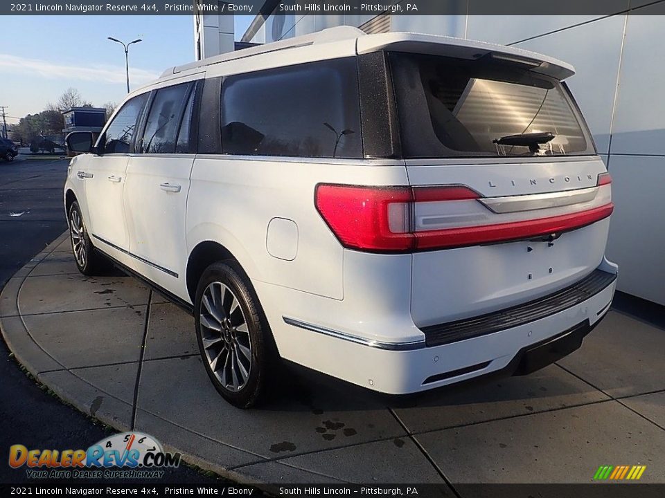 2021 Lincoln Navigator Reserve 4x4 Pristine White / Ebony Photo #3