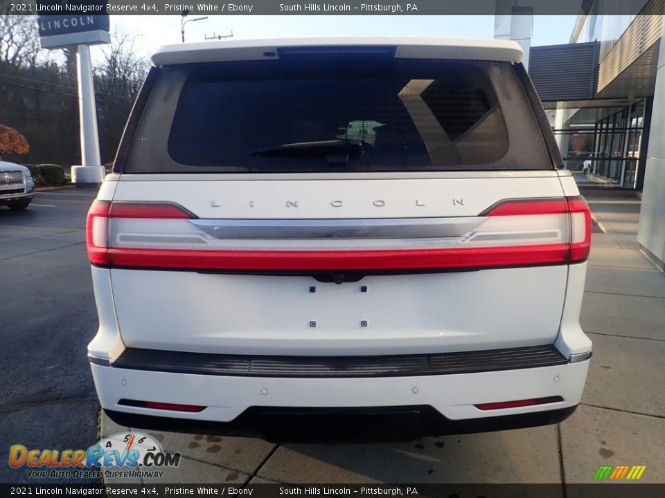 2021 Lincoln Navigator Reserve 4x4 Pristine White / Ebony Photo #4