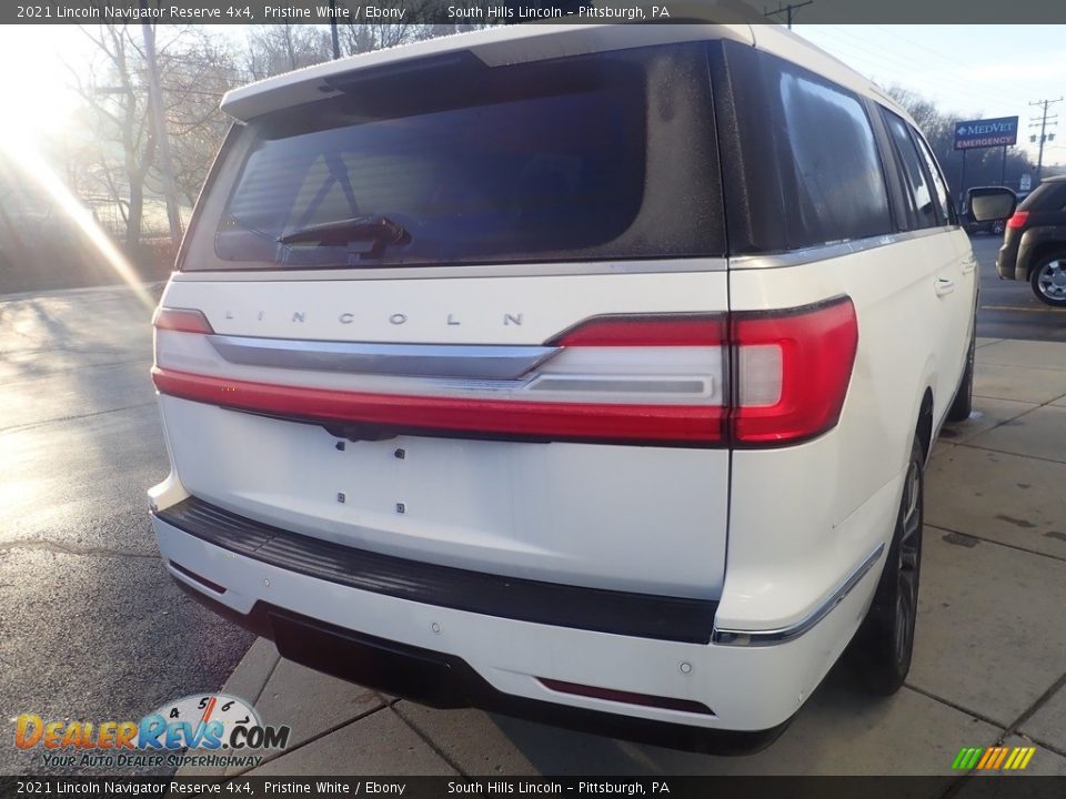 2021 Lincoln Navigator Reserve 4x4 Pristine White / Ebony Photo #6