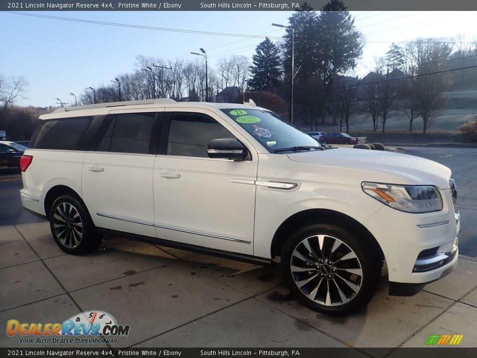 2021 Lincoln Navigator Reserve 4x4 Pristine White / Ebony Photo #7