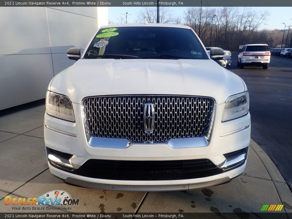 2021 Lincoln Navigator Reserve 4x4 Pristine White / Ebony Photo #9