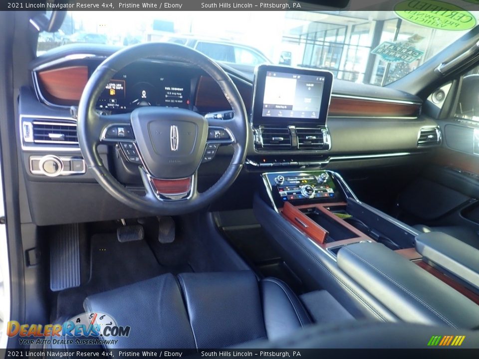 Ebony Interior - 2021 Lincoln Navigator Reserve 4x4 Photo #17