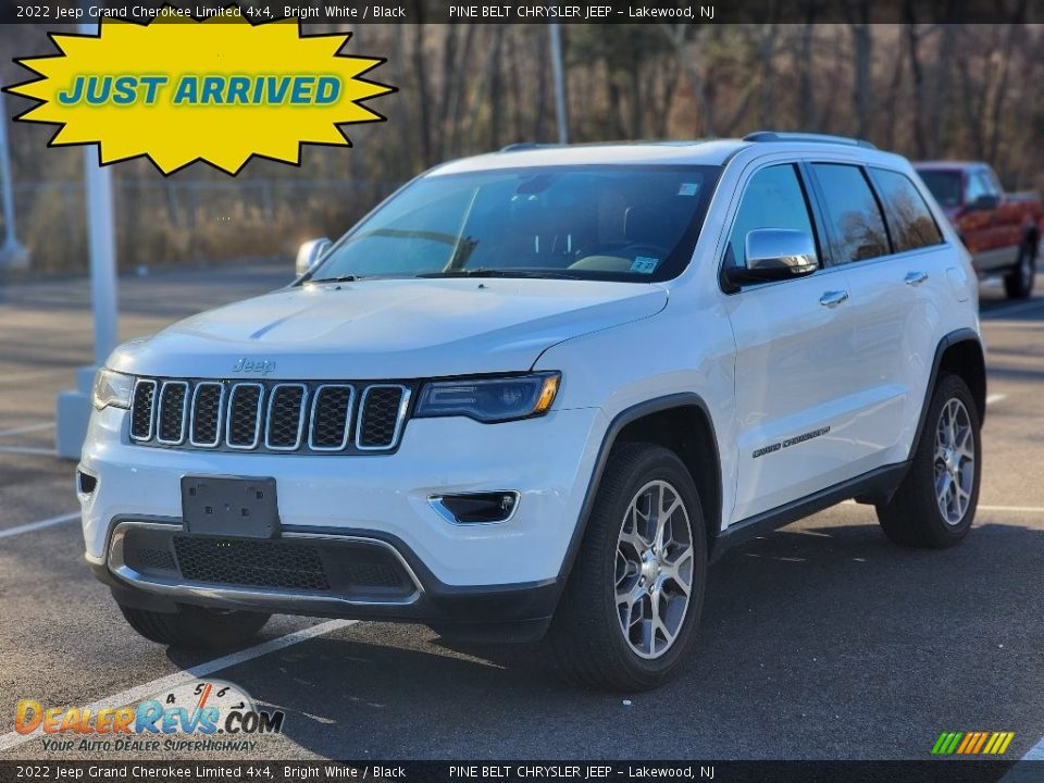 2022 Jeep Grand Cherokee Limited 4x4 Bright White / Black Photo #1