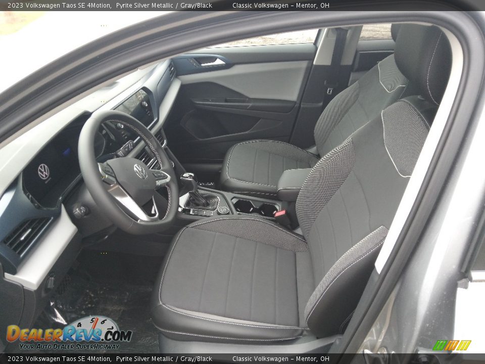 Gray/Black Interior - 2023 Volkswagen Taos SE 4Motion Photo #2