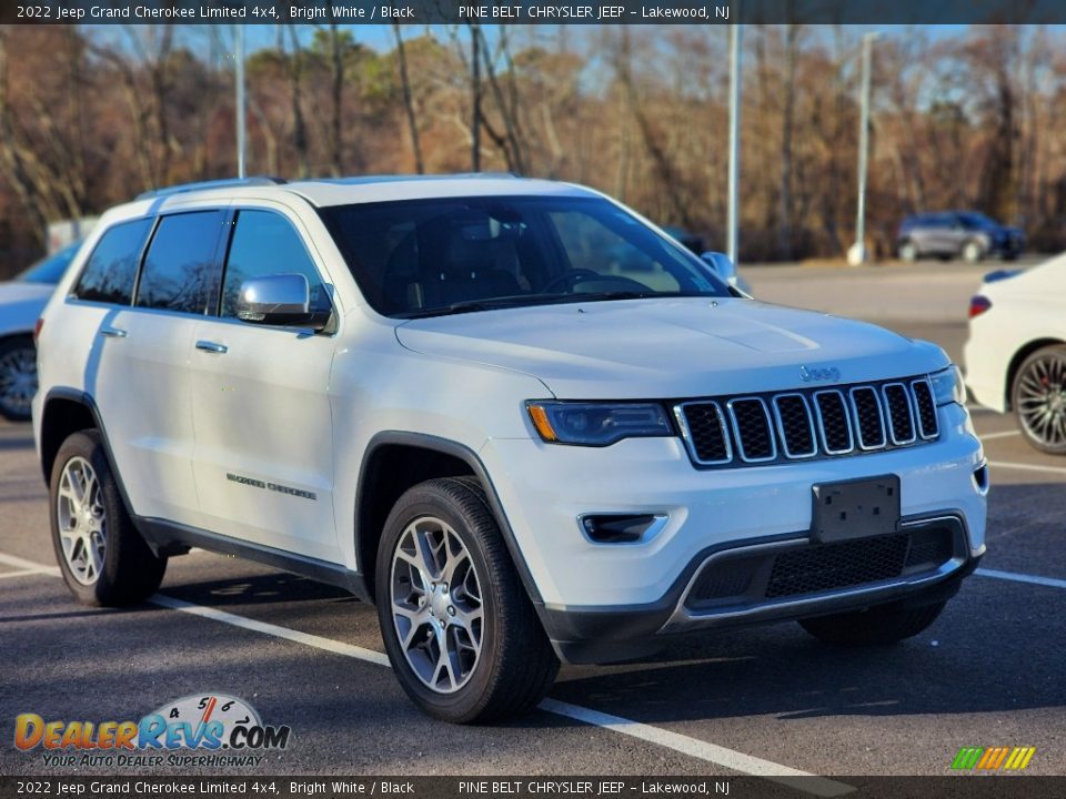 2022 Jeep Grand Cherokee Limited 4x4 Bright White / Black Photo #3