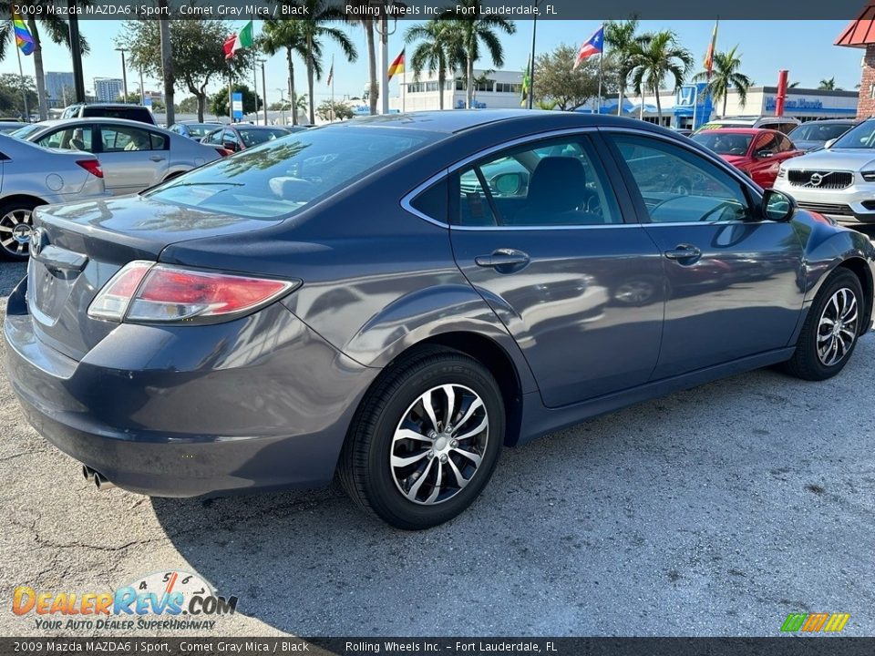 2009 Mazda MAZDA6 i Sport Comet Gray Mica / Black Photo #6