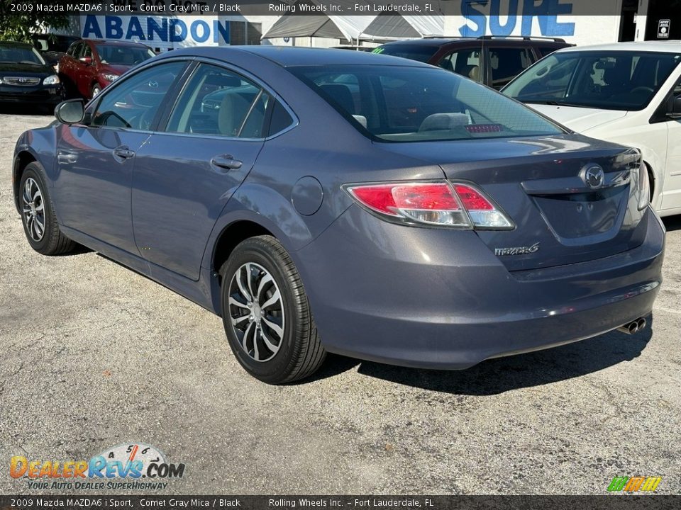 2009 Mazda MAZDA6 i Sport Comet Gray Mica / Black Photo #7