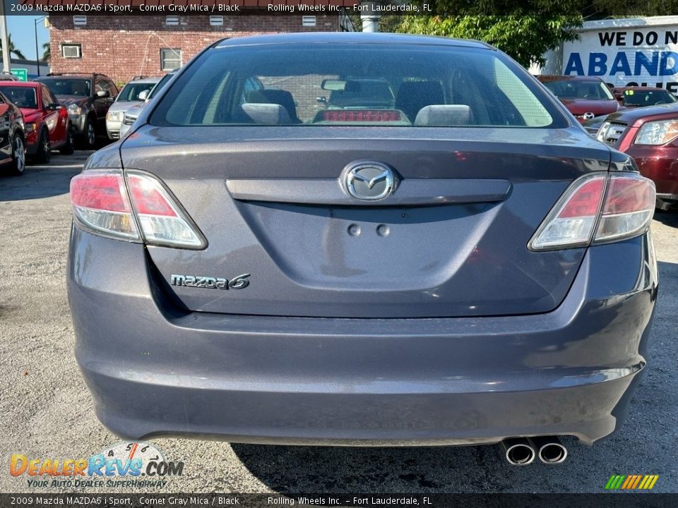 2009 Mazda MAZDA6 i Sport Comet Gray Mica / Black Photo #8