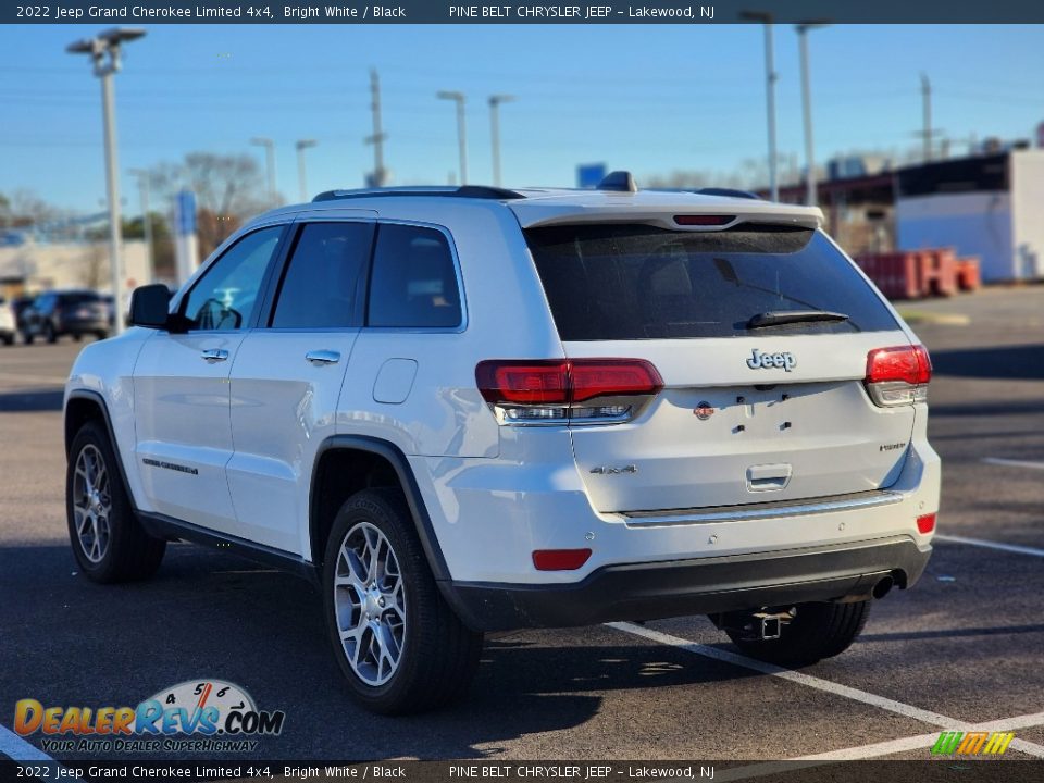 2022 Jeep Grand Cherokee Limited 4x4 Bright White / Black Photo #9