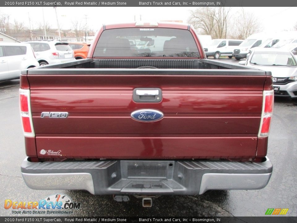 2010 Ford F150 XLT SuperCab Royal Red Metallic / Medium Stone Photo #30