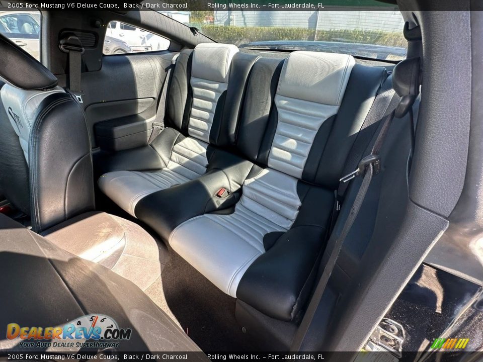 2005 Ford Mustang V6 Deluxe Coupe Black / Dark Charcoal Photo #14