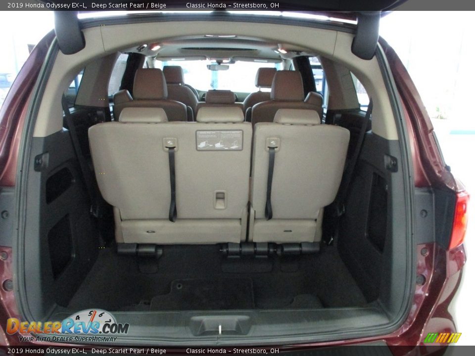 2019 Honda Odyssey EX-L Deep Scarlet Pearl / Beige Photo #21