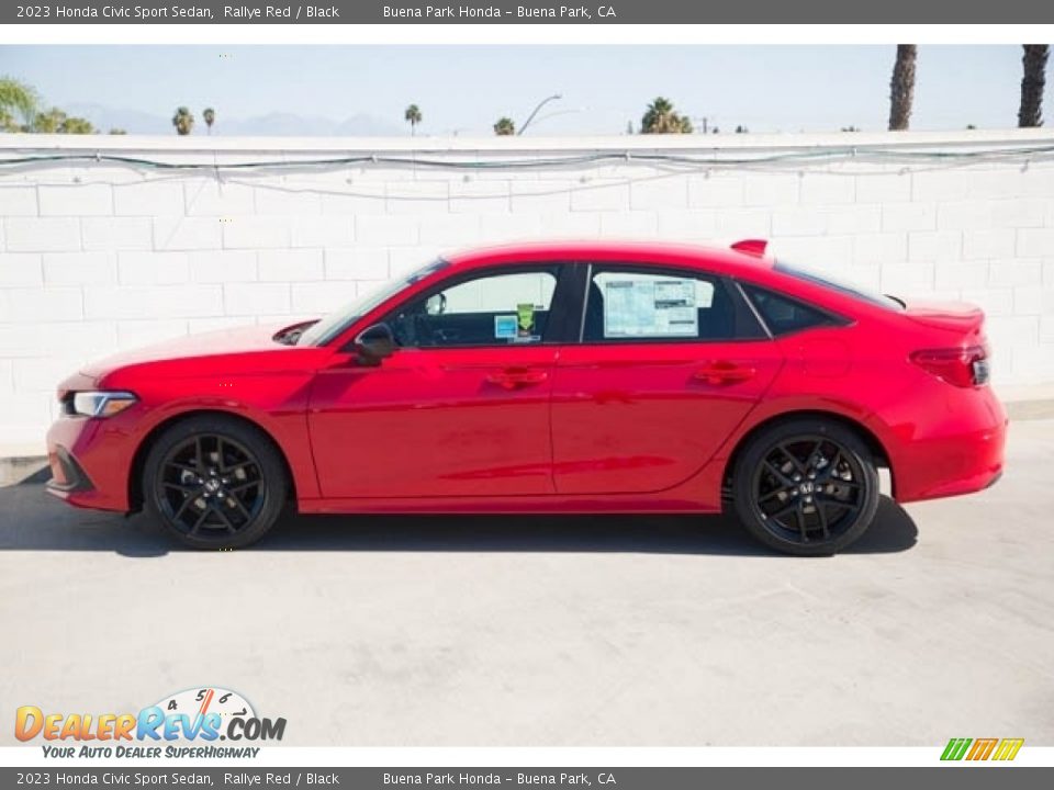 Rallye Red 2023 Honda Civic Sport Sedan Photo #4