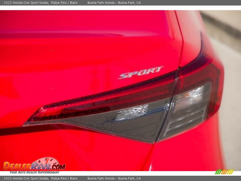 2023 Honda Civic Sport Sedan Rallye Red / Black Photo #7