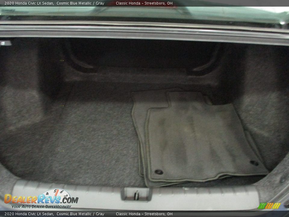 2020 Honda Civic LX Sedan Cosmic Blue Metallic / Gray Photo #20