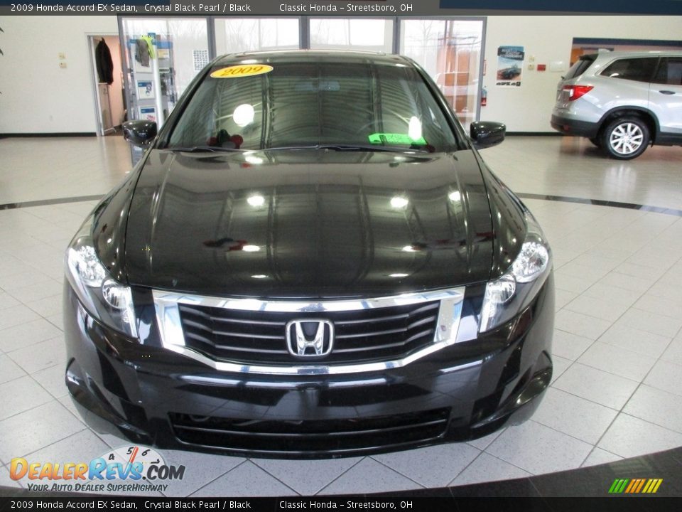 2009 Honda Accord EX Sedan Crystal Black Pearl / Black Photo #2