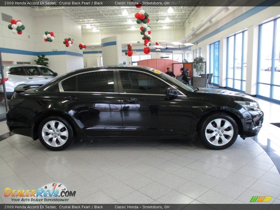 2009 Honda Accord EX Sedan Crystal Black Pearl / Black Photo #4