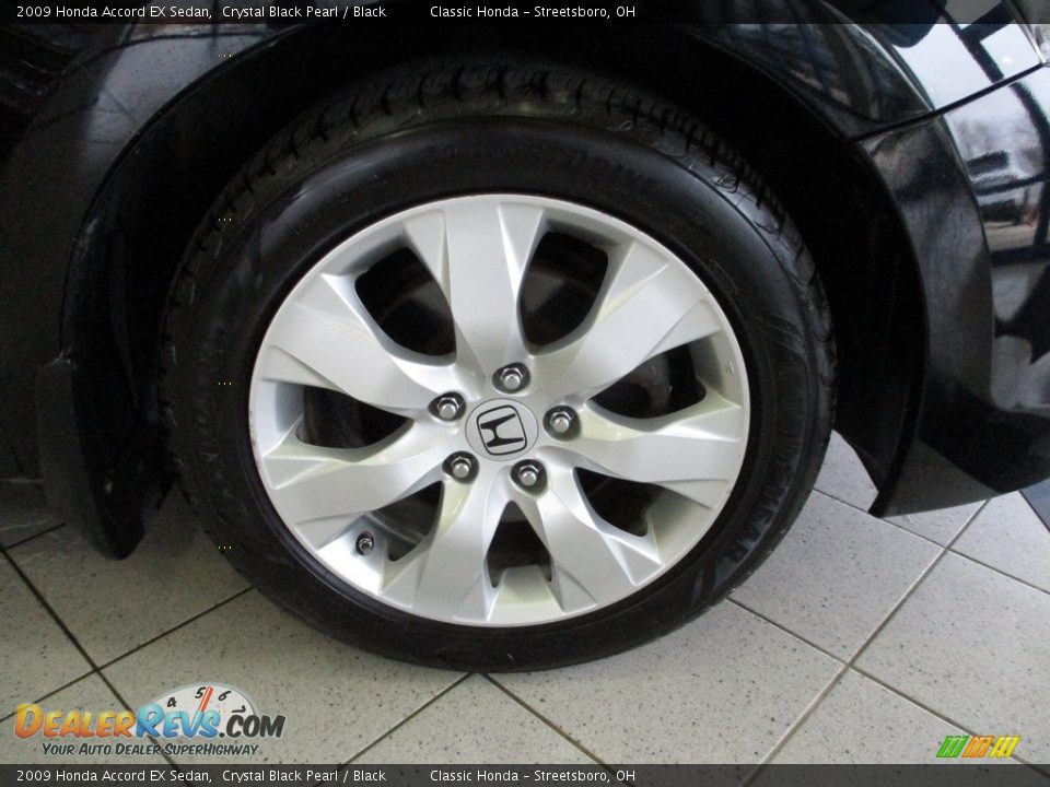 2009 Honda Accord EX Sedan Crystal Black Pearl / Black Photo #5