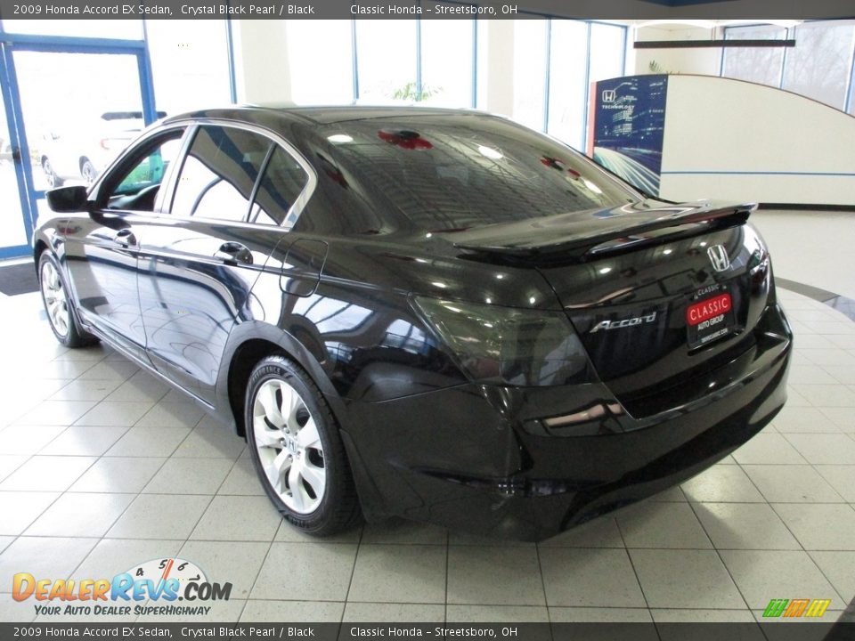 2009 Honda Accord EX Sedan Crystal Black Pearl / Black Photo #9