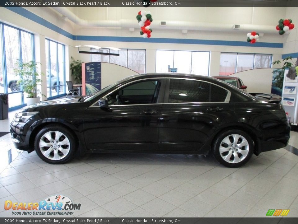 2009 Honda Accord EX Sedan Crystal Black Pearl / Black Photo #10