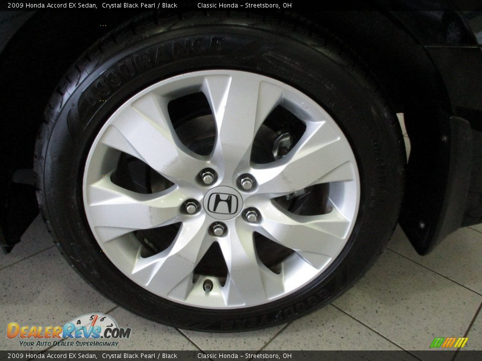 2009 Honda Accord EX Sedan Crystal Black Pearl / Black Photo #11