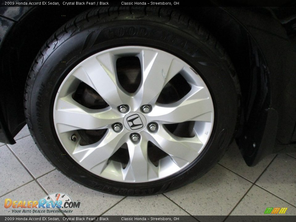 2009 Honda Accord EX Sedan Crystal Black Pearl / Black Photo #12
