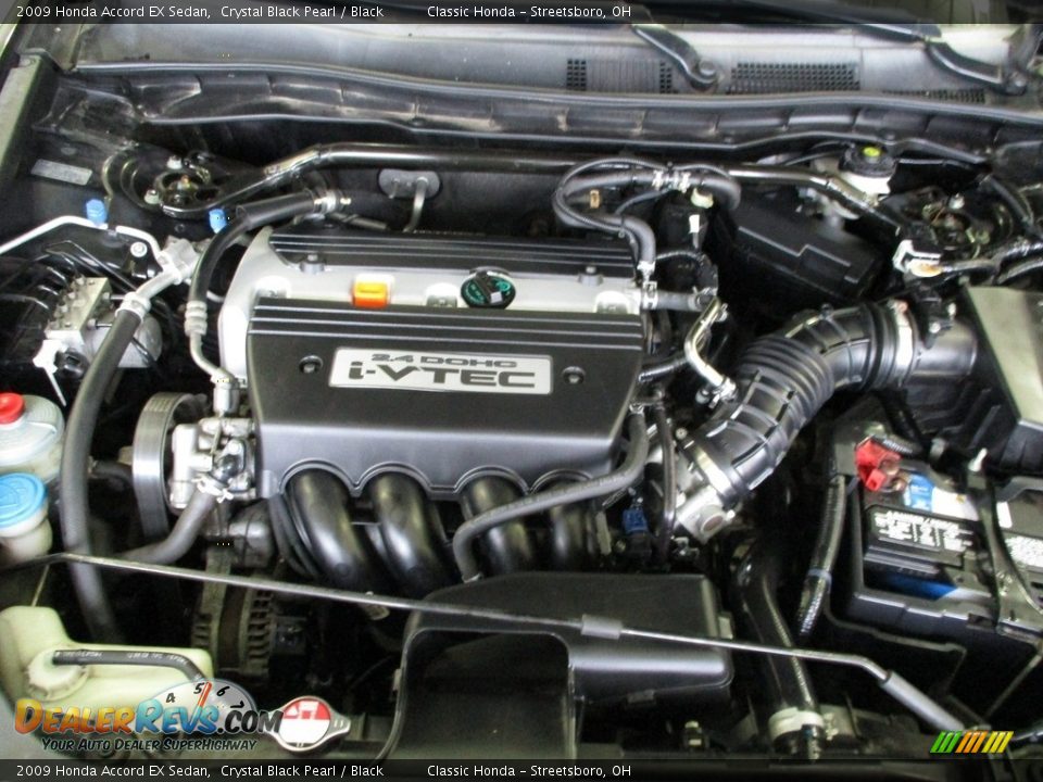 2009 Honda Accord EX Sedan Crystal Black Pearl / Black Photo #13